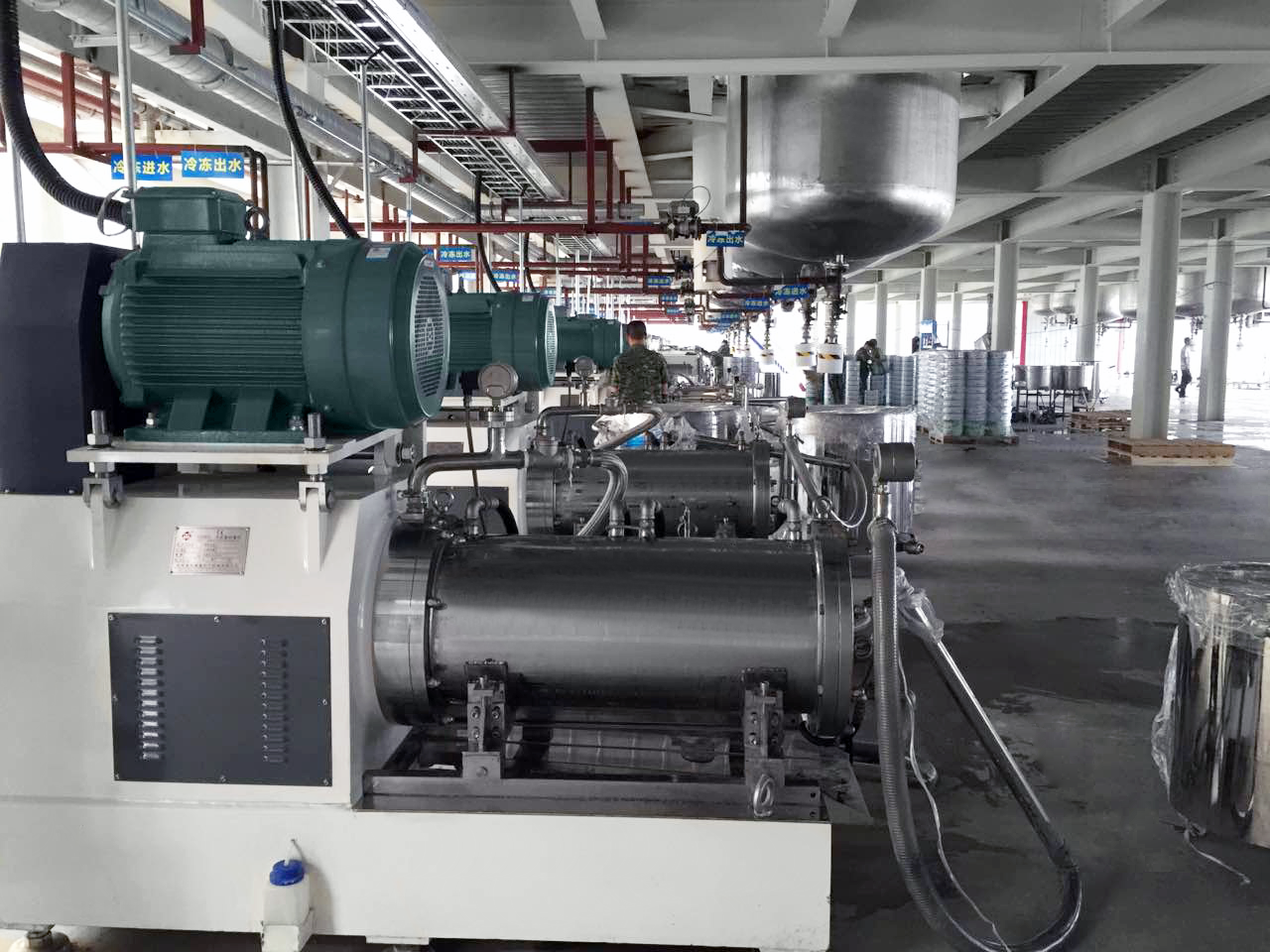 廣州水性工業漆客戶訂購的CDP大流量砂磨機已投